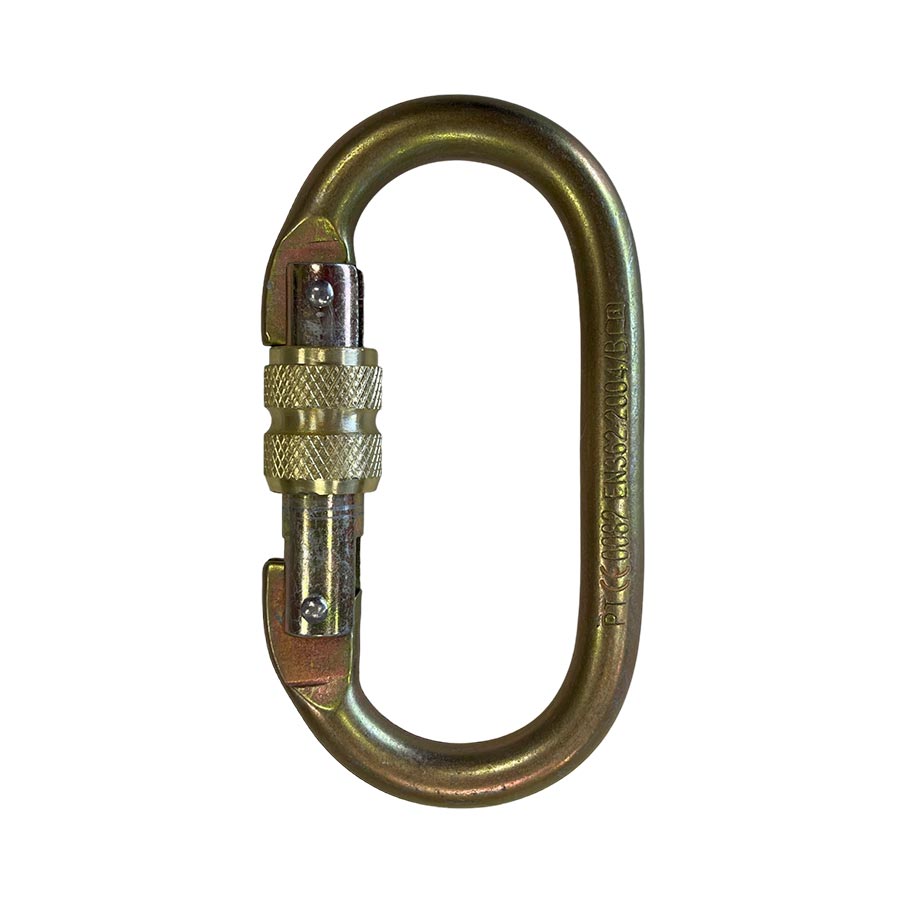OVAL Carabiner - Steel - Screw-Lock - Image 6
