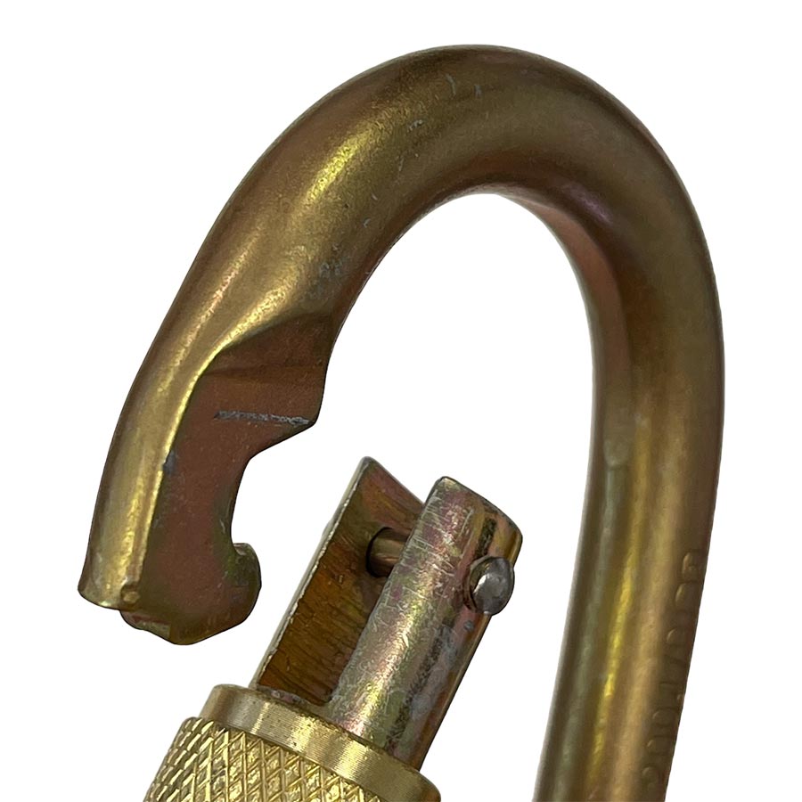 OVAL Carabiner - Steel - Screw-Lock - Image 4